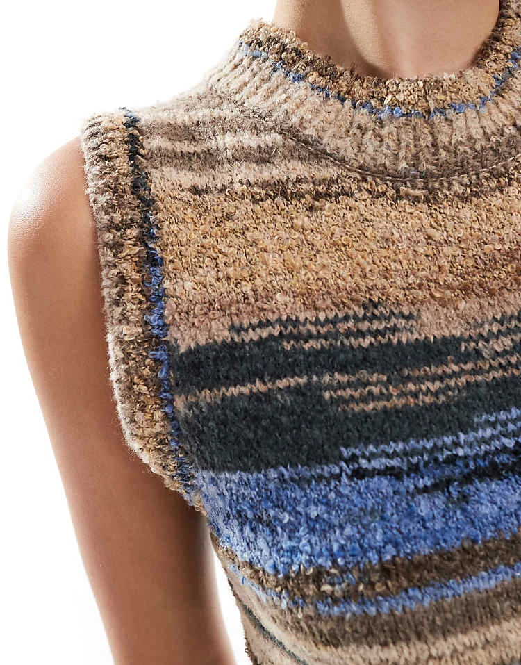 Daisy Street Knitted Midaxi Column Dress Textured Marl For Women Multi 3 Daisy Street Knitted Midaxi Column Dress Textured Marl For Women Multi - Image 3