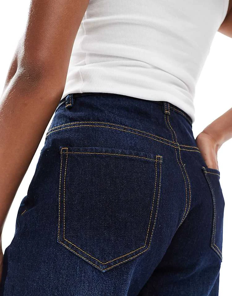 Daisy Street Denim Jorts In Indigo For Women Blue 2 Daisy Street Denim Jorts In Indigo For Women Blue - Image 2